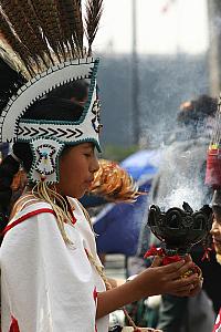 Indián v Mexico City