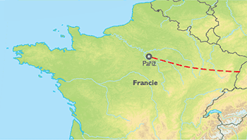 Poznávací zájezd Paříž - metropole na Seině, Mapa